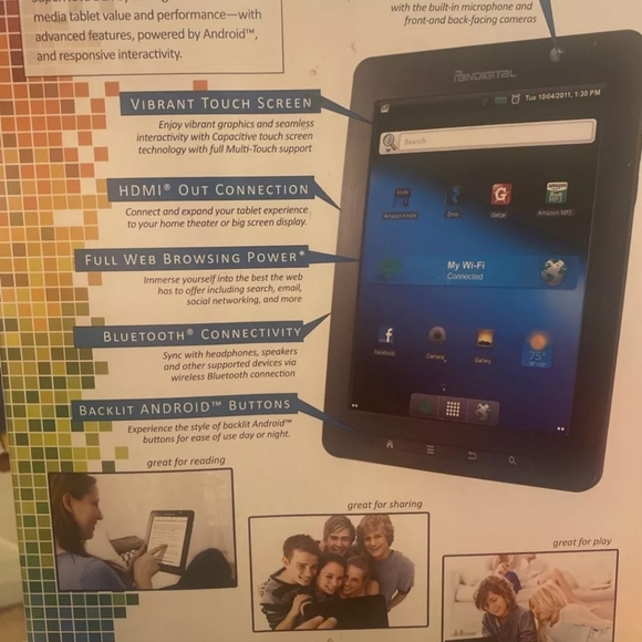 Pandigital SuperNova DLX Media Tablet - Picture 4 of 6